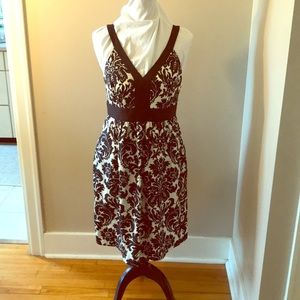 Cute black and white print dress